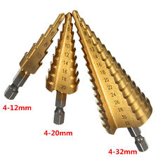 1pc 4-12/20/32mm HSS Fraise Foret Forage à Étage Conique HSS Drill Bit Perçage