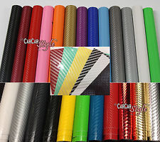 2D 3D 4D Carbon Fibre Vinyl Wrap 300mm(11.8in) x 1520mm(59.8in) Bubble /AIR Free