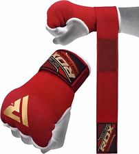 RDX Boxe Gants Intérieures Bandes De Mains MMA Rembourré Poing Wrap Bandages FR