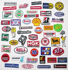 MOTORSPORT SPONSOR JACKET PATCHES - 100 Designs, Any Patch Only £1.40, UK! NEW!