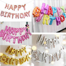 16" joyeux anniversaire alphabet lettres ballons pour Décoration de fête