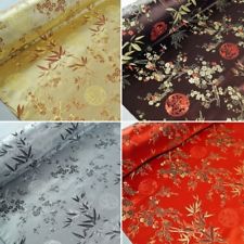 Embroidered Chinese Brocade Fabric Freedom Talisman 100% Polyester