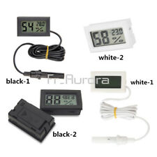Mini Digital LCD Temperature Humidity Thermometer Outdoor Hygrometer Meter Probe