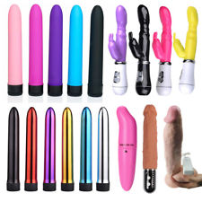 Women-Dildo G Spot-Vibrator Vibrating Silicone 10 Frequency Rabbit Sex Massager