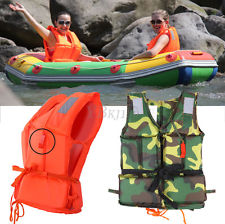 Brassier Gilet de Sauvetage Flottant Canoë Bateau avec Whistle Pr Enfant Adulte