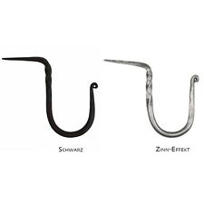 Schmiedeeisen Eisenhaken Garderobehaken Haken Wandhaken Handtuchhaken XS-XL