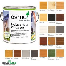 Osmo Holzschutz Öl-Lasur Öllasur Holzlasur 5ml/ 0,75l/ 2,5l ab 24,28€ L