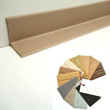 Scheuerleiste PVC Weich - Sockelleiste Knick Profil Kunststoff Sockel 30x30 mm