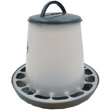 Futterautomat für Geflügel Futterstation Futterspender Hühner Feeder Futtertrog