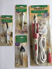 Clover Mini Iron II - Optional Accessories - Ideal With Bias Makers - Appliques