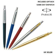 PARKER JOTTER BALLPOINT PEN BLACK, BLUE, RED,STAINLESS STEEL SILVER ,GOLD, WHITE