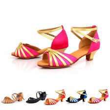 Mode Salle de Bal Salsa Tango à Talon Latin Chaussures Danse Fille Enfant