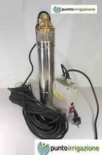Pompa sommersa per pozzi da 4" SQM elettropompa  HP 1 o HP 1,5  girante OTTONE
