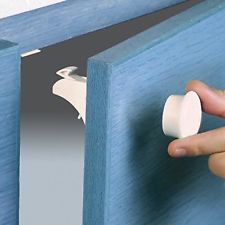 Magnetic Safety Invisible Cupboard Lock Baby Child Pet Proof Drawer Security