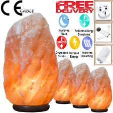 HIMALAYAN SALT LAMP CRYSTAL PINK ROCK SALT LAMP NATURAL HEALING 100% GENUINE 