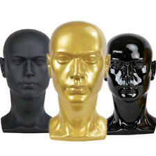 PVC Homme Mannequin Tête Présentoir Chapeau Perruque Lunettes Modèle Affichage