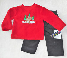 Baby Jungen Set 🐭 2tlg Anzug🐭 Flausch-Pulli Pullover Cordhose 🐭 HIRSCH + WALD