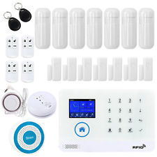 UK Wireless 433MHz GSM+SMS+WiFi Smart Home Office Security Burglar Alarm Systems