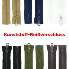 30 - 140 cm Reißverschluss Kunststoff Plastik Zipper grob teilbar für Jacken uvm