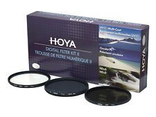 HOYA Digital Filter Kit II 49, 52, 55, 58, 62, 67, 72, 77mm 1x UV 1x ND8 1x CPL