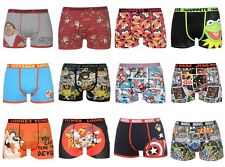 Mens Character Trunks Cartoon Boxer Shorts Novelty Funny Underwear S M L XL XXL