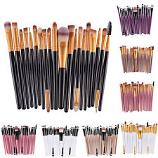 20 pièces Maquillage Pinceaux Lot d'outils BASE POUDRE ARTICLES DE TOILETTE KIT