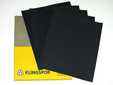 WET AND DRY SANDPAPER 60 - 2500 GRIT KLINGSPOR SAND PAPER MIXED YOU CHOOSE 
