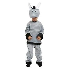 Childs Donkey Christmas Xmas Fancy Dress Up Outfit Nativity Pantomime Costume