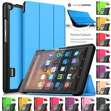 Flip Stand Smart Case For Amazon Kindle Alexa Fire HD 10" 8" 7" 7th Generation