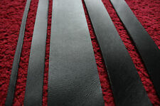 250 cm long BLACK 2-2.5mm VEG TAN LEATHER STRAP BELT BLANK STRIP width 10-100mm 