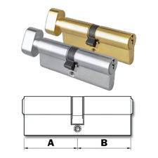 Euro Cylinder Thumb-Turn Locks Door Barrel ANTI-PICK ANTI-DRILL Cylinder Lock