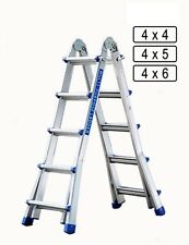 Leiter Klappleiter 4 x 4/5/6  Teleskopleiter Anlegeleiter Multifunktionsleiter 