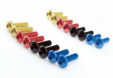 Linsenkopf Schrauben Aluminium Torx M5 M6 Alu eloxiert Linsenkopfschrauben 5 6mm