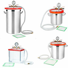 Vakuumkammer Edelstahl Entgasungskammer Harzfalle Vacuum Chamber 7,6 17 27,7 L