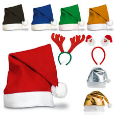 Christmas Party Headwear - Hat Headband Festive Father Santa Elf Reindeer Xmas