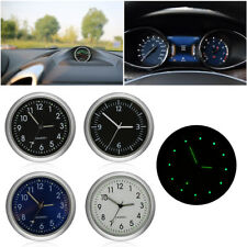 Mini Luminous Car Auto Air Vent Stick-On Clock Interior Quartz Analog Watch