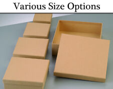 Paper Mache Square Flat Boxes with Lids to Decorate