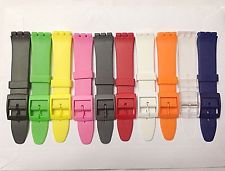 Bracelet de montre SWATCH de rechange 17 mm (20 mm) résine