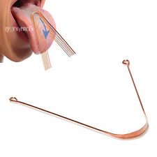 Gratte Racle Langue Cuivre Nettoie Contre Mauvaise Haleine 100% Cuivre