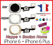NAPPE + BOUTON HOME IPHONE 6 / 6 PLUS  - BLANC/ARGENT/OR/DORE/NOIR