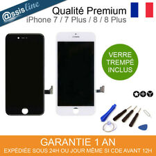 ECRAN LCD VITRE TACTILE RETINA POUR IPHONE 7 / 7 PLUS / 8 / 8 PLUS / NOIR BLANC