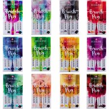 Ecoline- Brush-Lettering Handlettering Royal Talens Aquarell Set mit je 5 Farben