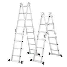 Multifunktionsleiter Aluminium 6in1 Vielzweckleiter Gerüst Leiter Gelenkleiter