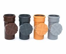 Regenrohrfilter Fallrohrfilter Reduzierstück Laubfang KG/HT Rohr DN100 Ø110 NEU