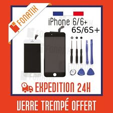 ECRAN LCD VITRE TACTILE RETINA IPHONE 6/6 PLUS/6S/6S PLUS/NOIR/BLANC SUR CHASSIS