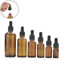 5ml-100ml Ambre Verre Liquide Réactif Pipette Bouteille Oreille Compte-gouttes A
