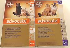 ADVOCATE Antiparasitaires Spot On chats / cats 1 - 8Kg - 3 Pipettes poux/puces