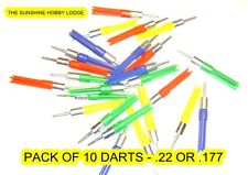 .177 .22 Darts For Air Rifle And Pistol  Ballistic Dart Pellets Pack of 10 New