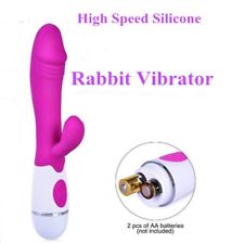 Sex_Dual_Vibration G Spot Vibrator_Rabbit_Dildo_Massage Adult LOVE Toy for Woman