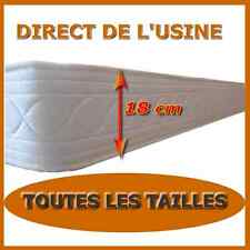 Matelas mousse18 CM. latex 80x200,90x190,140x190,140x200,150x190,160x200,180x200